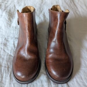 Women's Brown Leather Boots